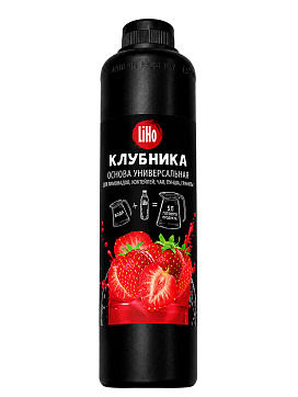 Основа для напитков LiHo “Клубника” для лимонадов, ПЭТ 0,8 л