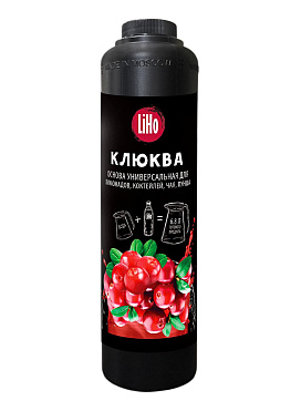 Основа для напитков LiHo “Клюква” для лимонадов, ПЭТ 0,8 л