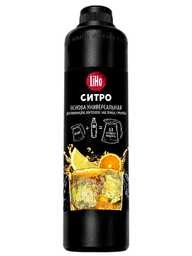 Основа для напитков LiHo “Ситро” для лимонадов, ПЭТ 0,8 л